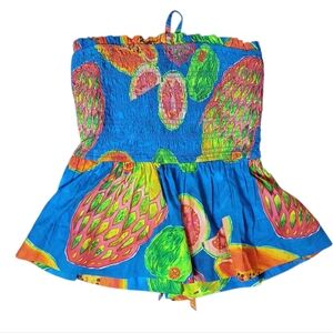 Anthropologie Damson Madder Hope Papaya‎ Print Cami Top 16/NWT